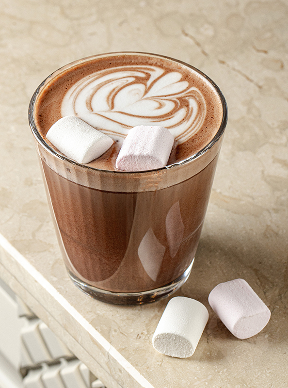 Қаҳваи CoffeeLea бо маршмаллоу